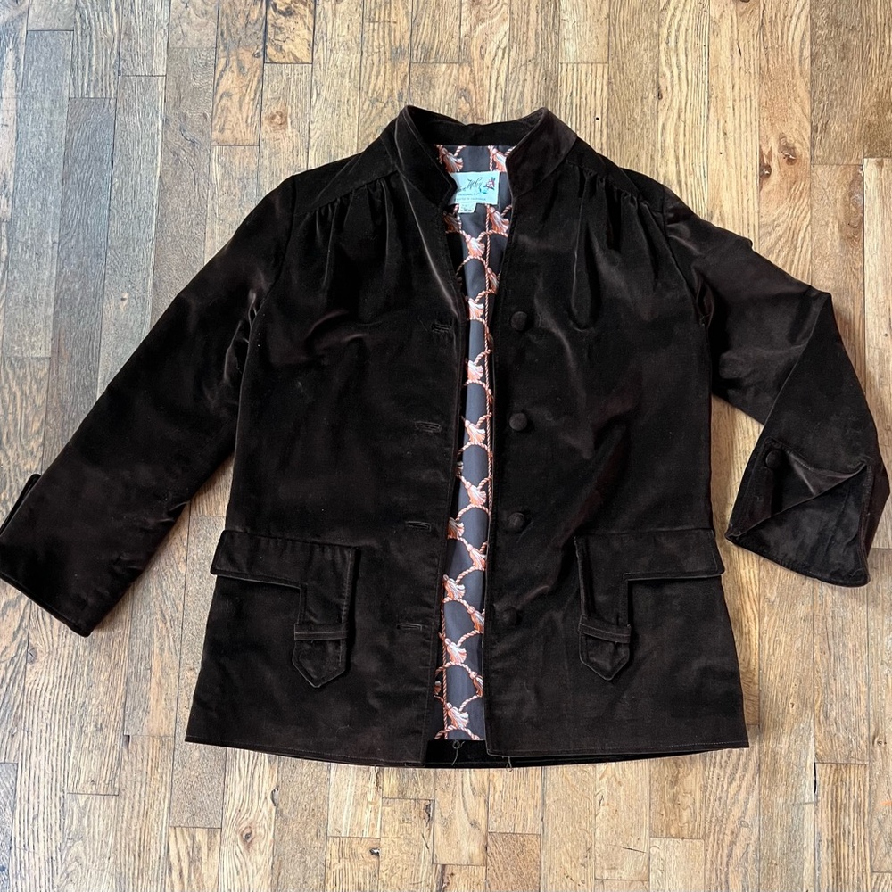Vintage velvet jacket